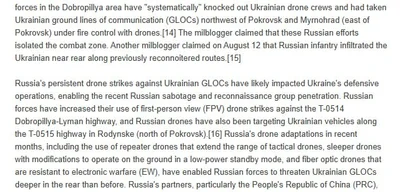 Russia's Drone Innovations Pave Way for Tactical Penetration in Ukraine, Straining Defense