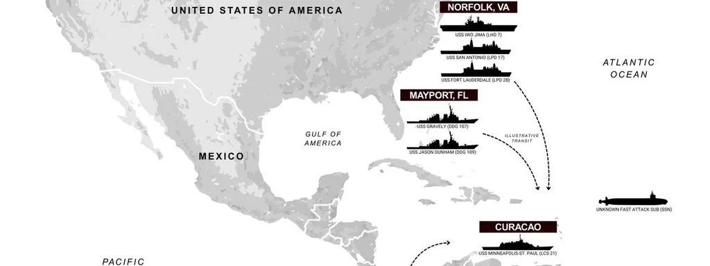 Breaking: Three U.S. Destroyers Deploy Near Venezuela Amid Tensions