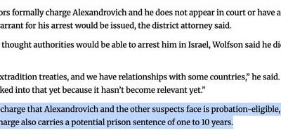 Breaking: Clark County DA Confirms Probation Eligibility for Child Luring Charge Against Israeli Official