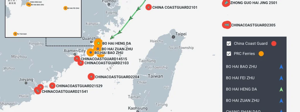 Breaking: PLA Ferries Enter Taiwan Strait, Prepping For Major Exercises
