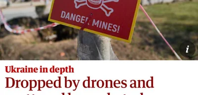 Ukraine's Mine Contamination Surpasses England's Size, Threatens Millions