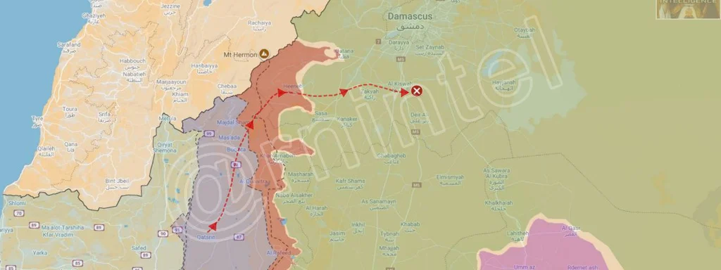 Israeli Troops Land Near Damascus, Escalating Regional Tensions