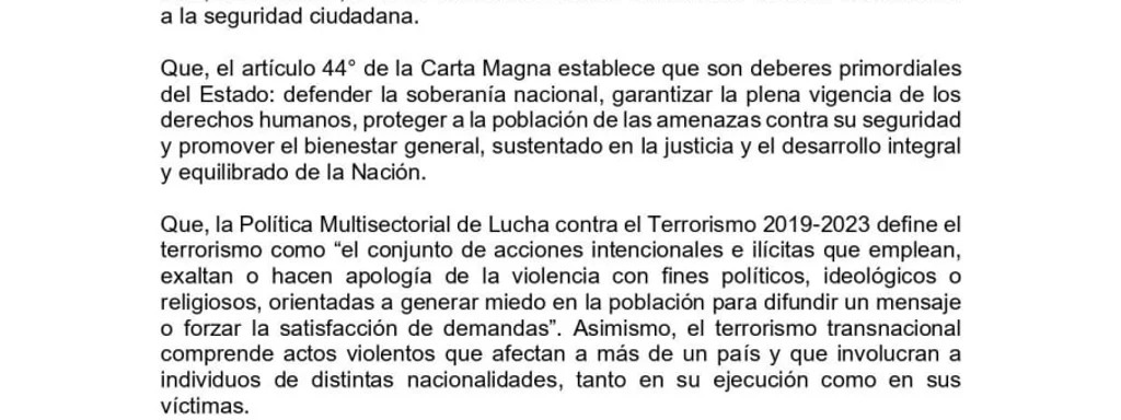 Peru Moves to Designate Maduro's Cartel as International Terrorists