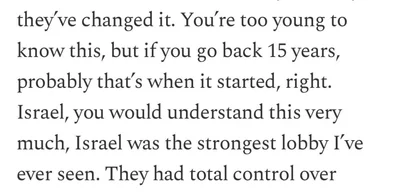 Trump Declares Israel Lobby's Decline In U.S. Politics Is Surprising