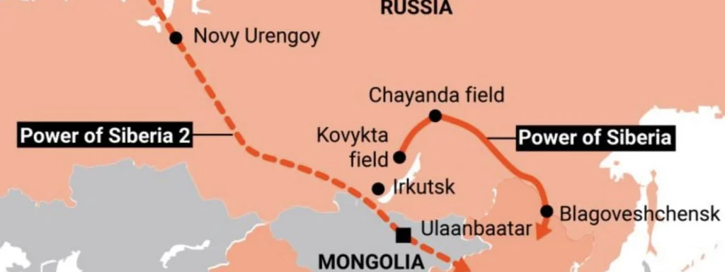 Russia and China Seal Historic Gas Deal with Power of Siberia 2
