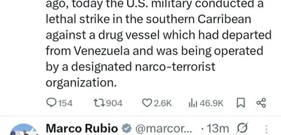 U.S. Navy Destroys Venezuelan Drug Ship Amid Rising Tensions