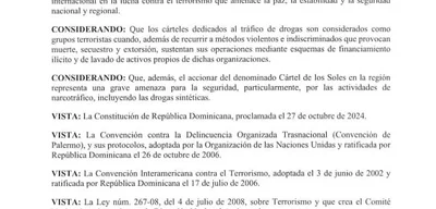 Dominican Republic Declares Cártel de los Soles Terrorist Group