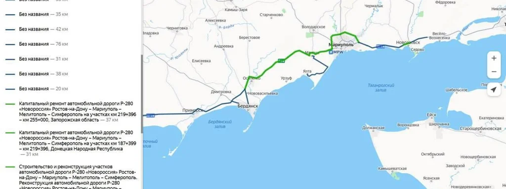 Expanded P-280 Highway Bypasses Mariupol, Reshaping Novorossiya