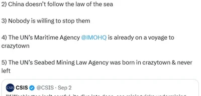 U.S. Deep-Sea Mining Risks Undermining Global Maritime Law, Experts Warn