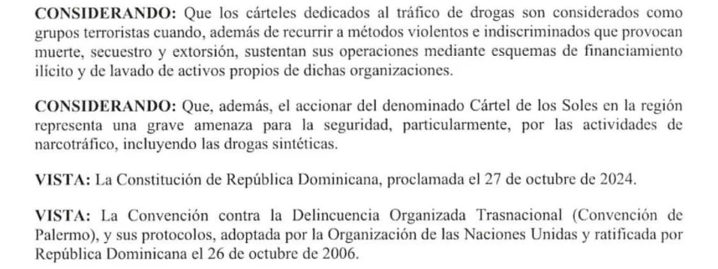 Dominican Republic Classifies Maduro’s Cartel as Terrorist Group