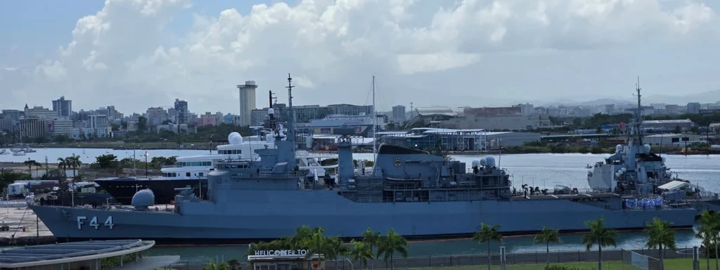 Featured image for: Brazilian Frigate and Royal Navy Ship Dock in Puerto Rico Today Brazilian Frigate and Royal Navy Ship Dock in Puerto Rico Today