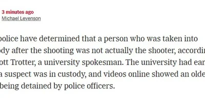 Police Admit Mistake: Wrong Person Arrested in Shooting Case