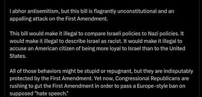 House Races to Pass Controversial Bill Targeting Anti-Israel Speech