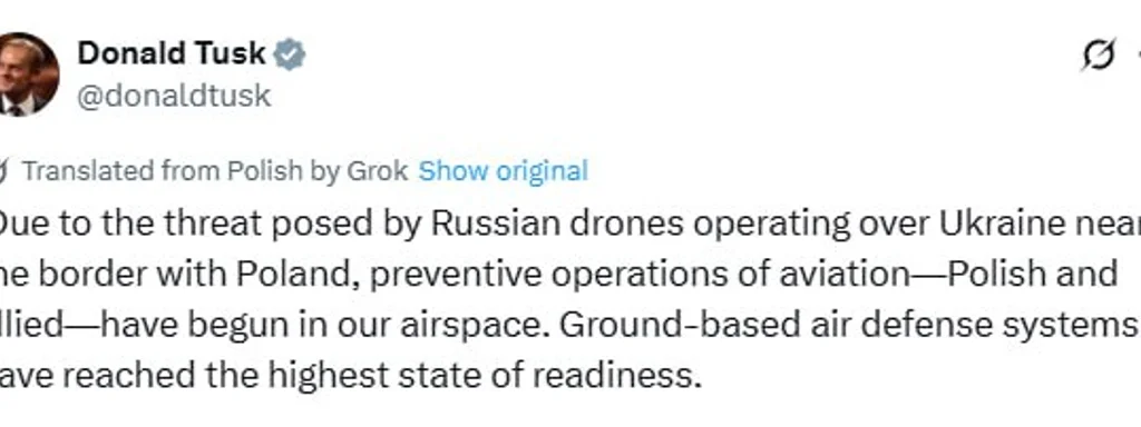 Featured image for: Poland Closes Lublin Airport as Military Operations Start Against Russian Drone Threat Poland Closes Lublin Airport as Military Operations Start Against Russian Drone Threat