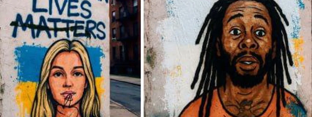 Featured image for: Radical leftists vandalize tribute to murdered Ukrainian refugee Radical leftists vandalize tribute to murdered Ukrainian refugee