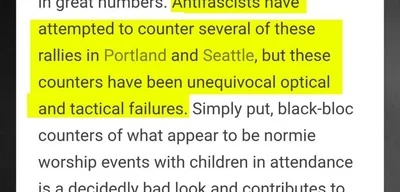 Antifa cell in Corvallis admits fears over loss of dehumanization tactics