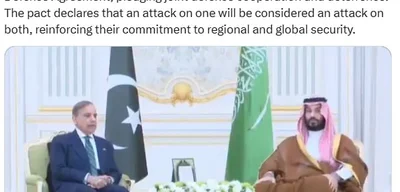 Pakistan and Saudi Arabia sign Strategic Mutual Defense Agreement