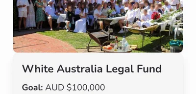 White Australia legal fund has been restored; donations encouraged