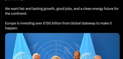 Ursula von der Leyen pledges 150 billion Euros investment in Africa