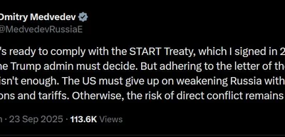 Russia seeks to reactivate New START Treaty suspended in 2023