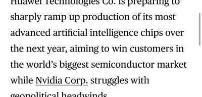 Huawei ramps up chip production amid US sanctions as AI bubble grows