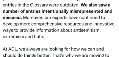 ADL retires 'Glossary of Extremism' after backlash over outdated entries