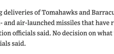 U.S. considers supplying Ukraine with Tomahawk and Barracuda missiles