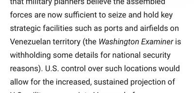 U.S. military planners believe forces can seize key facilities in Venezuela
