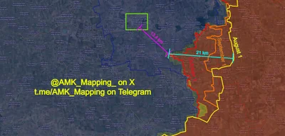 Russian forces advance 21 km towards Pokrovske in Dnipropetrovsk Oblast