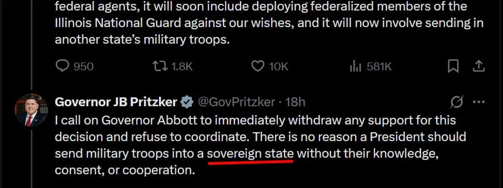 Illinois Governor Pritzker calls Trump's National Guard deployment an 'invasion'