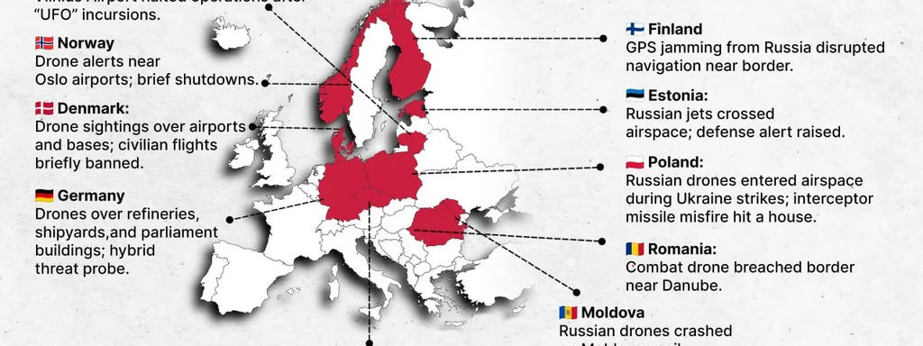 Russia’s Drones Test Europe’s Skies from the Baltic to the Balkans