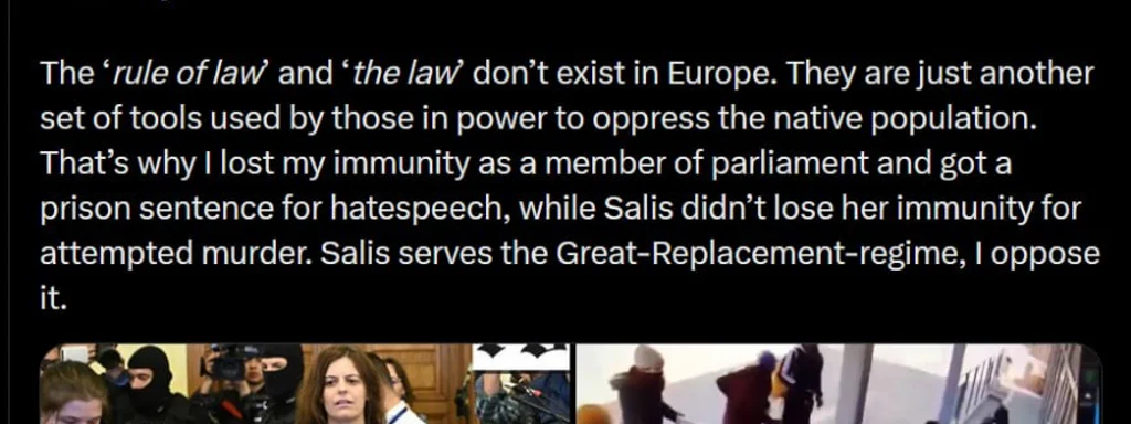 European Parliament grants immunity to Ilaria Salis, member of Antifa Hammer Gang