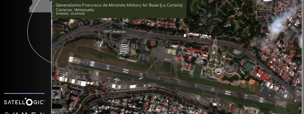 Satellite imagery confirms air defense deployment at La Carlota Military Air Base