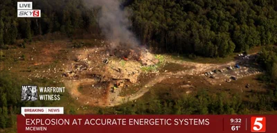 Explosion at Advanced Energetic Systems leaves 19 unaccounted for