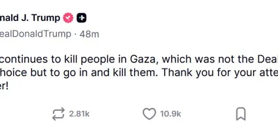 Donald Trump threatens to restart Gaza War if Hamas targets collaborators