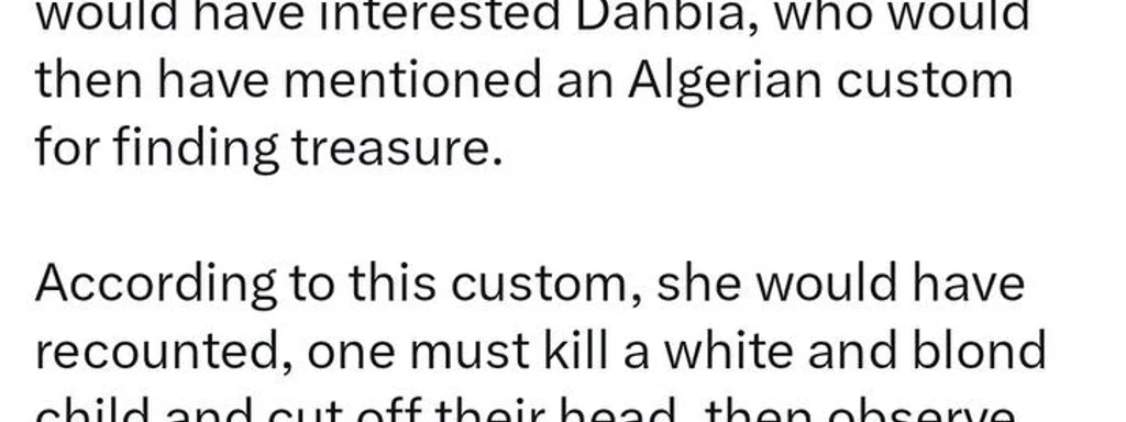 Lola Daviet murdered by Algerian migrants in ritual sacrifice