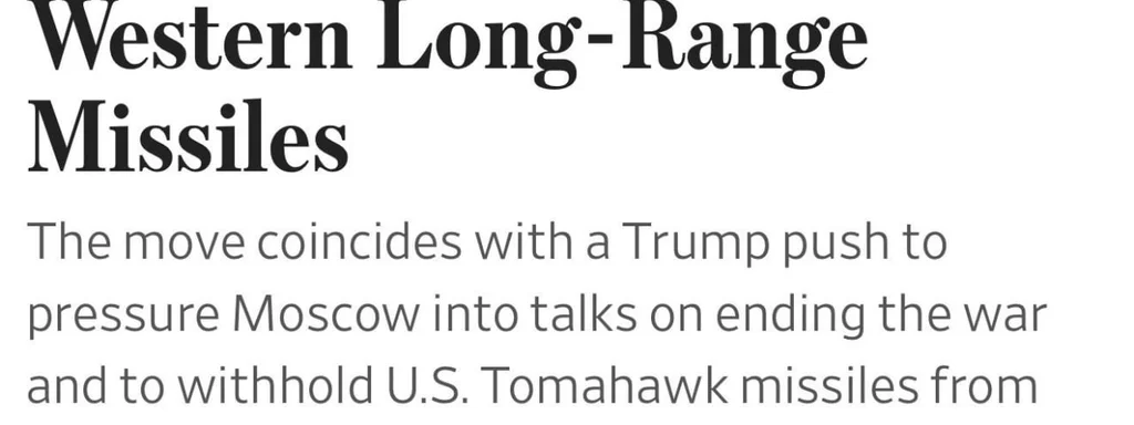 Featured image for: Trump Administration lifts restrictions on Ukraine using Western weapons Trump Administration lifts restrictions on Ukraine using Western weapons