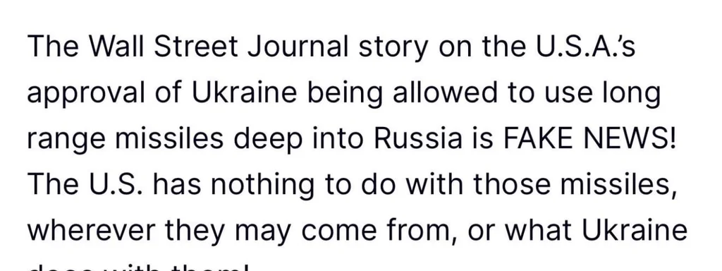 Featured image for: Trump denies Wall Street Journal report on Ukraine missile restrictions Trump denies Wall Street Journal report on Ukraine missile restrictions
