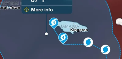 Hurricane Melissa forecasted to impact Jamaica with CAT 4+ conditions