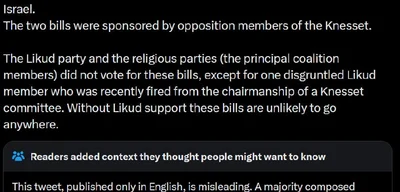 Netanyahu misrepresents Knesset vote on West Bank annexation