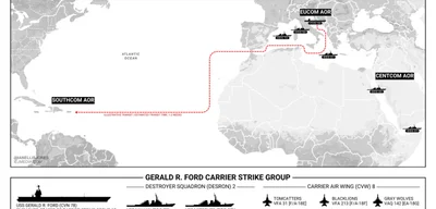 U.S. redirects USS Gerald R. Ford Carrier Strike Group to SOUTHCOM