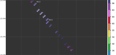 Hurricane Hunters find 893mb pressure in eye of Hurricane Melissa