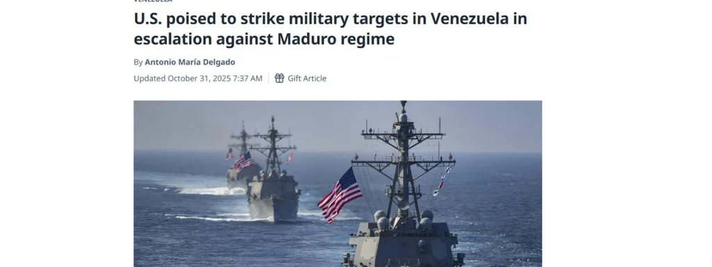 Featured image for: U.S. to strike military targets in Venezuela against Maduro regime U.S. to strike military targets in Venezuela against Maduro regime