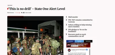 Trinidad and Tobago Defence Force placed on Alert Level 1