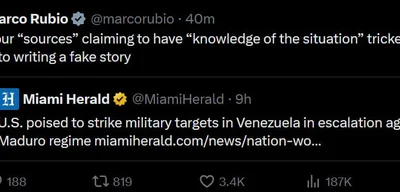 Marco Rubio denies Miami Herald report on Venezuela bombing preparations