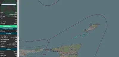 Unidentified aircraft, believed to be U.S. military, spotted near Tobago