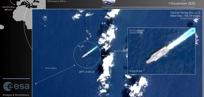 USS Gerald R. Ford Carrier Strike Group moves west, won't bomb Venezuela