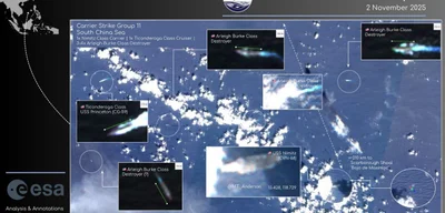 USS Nimitz Carrier Strike Group operates near Scarborough Shoal