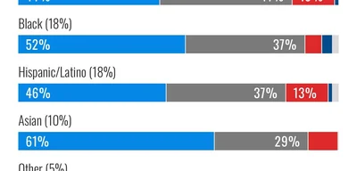 All racial groups except Whites support Zohran Mamdani over 45% in NYC mayoral race