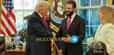 Syrian foreign minister meets U.S. President Donald Trump at White House